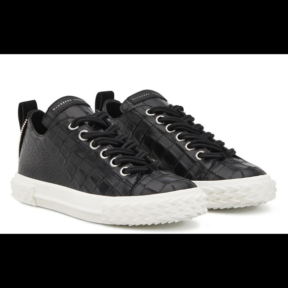 giuseppe zanotti BNIB crocodile leather lowtops